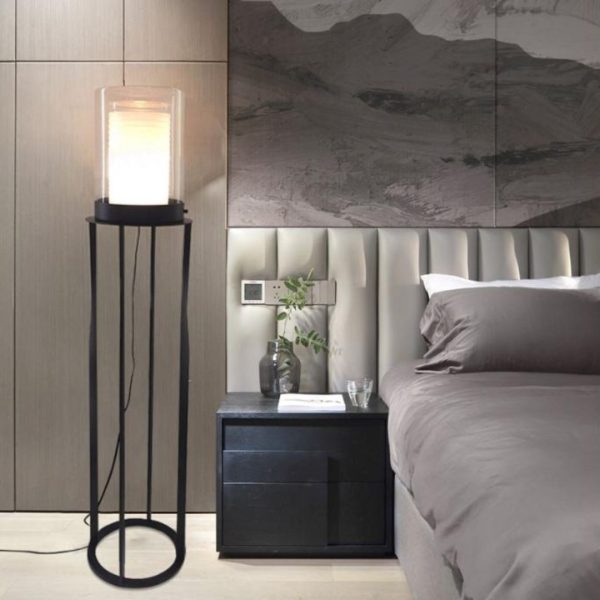 Đèn Sàn Thuỷ Tinh Tối Giản Phong Cách Hiện Đại Decor Phòng Làm Việc, Đọc Sách Thư Giãn