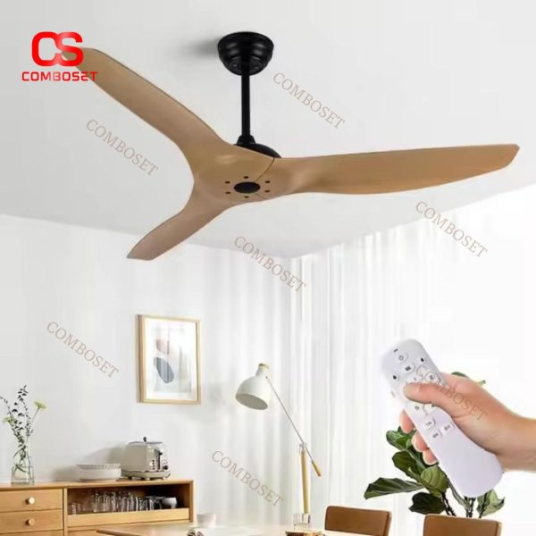 Quạt Trần 3 Cánh Động Cơ DC Chuyển Động Yên Lặng, Điều Khiển Từ Xa 5 Cấp Độ Gió