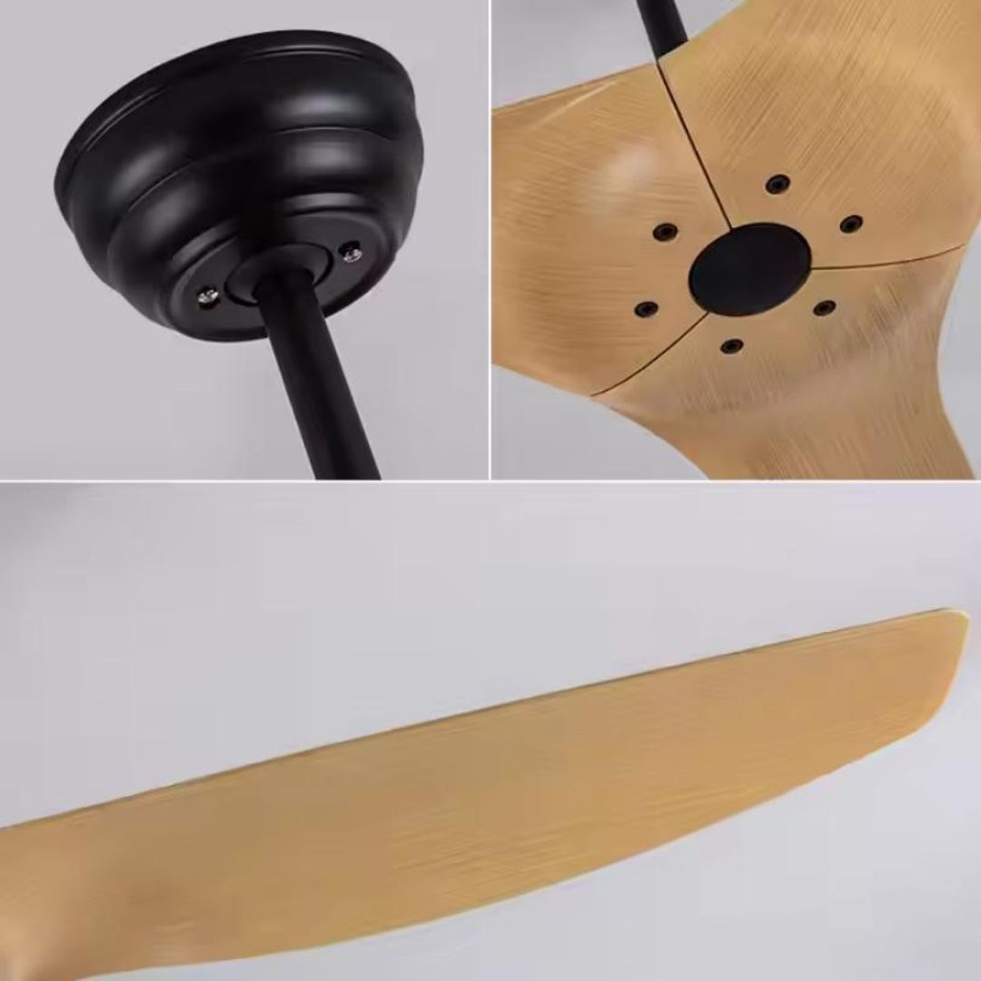 Quạt Trần 3 Cánh Động Cơ DC Chuyển Động Yên Lặng, Điều Khiển Từ Xa 5 Cấp Độ Gió