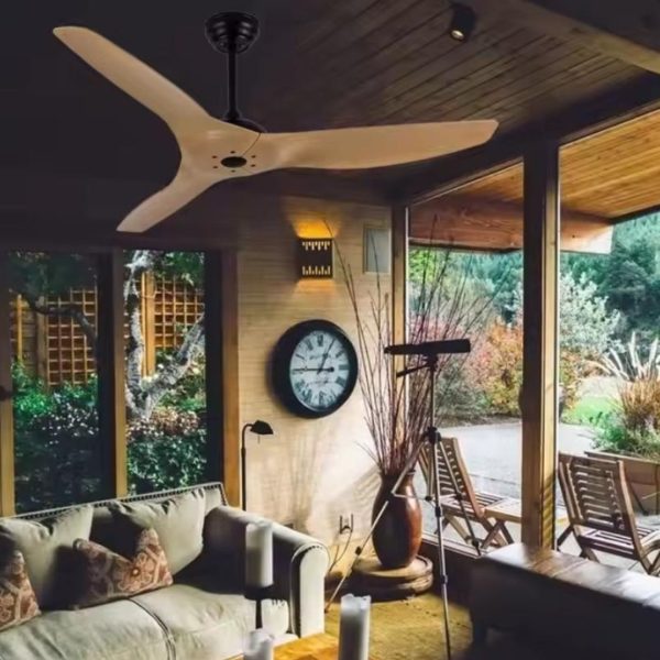 Quạt Trần 3 Cánh Động Cơ DC Chuyển Động Yên Lặng, Điều Khiển Từ Xa 5 Cấp Độ Gió