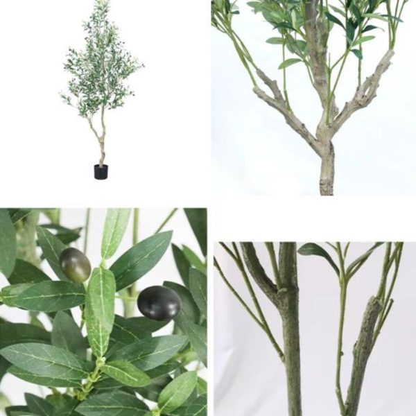 Cây Ô Liu Giả Cao Cấp Decor Phòng Khách, Văn Phòng Phong Cách Thiên Nhiên Cao Từ 90-210cm