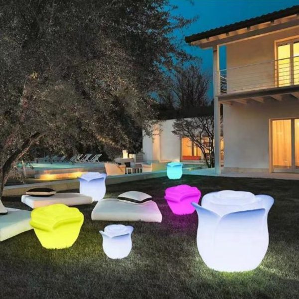 Đèn Bàn Hoa Hồng RGB 16 Màu, Năng Lượng Mặt Trời Chống Nước, Decor Bữa Tiệc, Quà Tặng, Chiếu Sáng Phòng Ngủ
