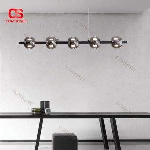 Đèn Chùm 5 Bóng Thuỷ Tinh Trang Trí Khu Vực Bếp, Phòng Khách, Phòng Ngủ