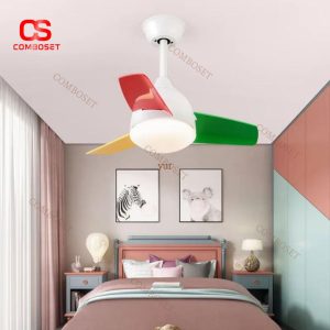 Đèn Quạt Trần 3 Màu Động Cơ DC Với 6 Cấp Độ Gió, 3 Chế Độ Sáng Cho Phòng Ngủ, Phòng Khách