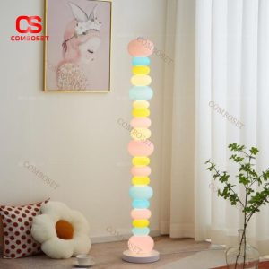 Đèn Sàn Kẹo Cầu Vòng Thuỷ Tinh Đa Sắc Decor Phòng Ngủ Cho Bé, Studio, Làm Quà Tặng Sinh Nhật