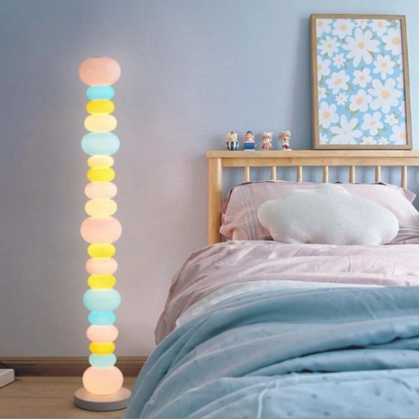 Đèn Sàn Kẹo Cầu Vòng Thuỷ Tinh Đa Sắc Decor Phòng Ngủ Cho Bé, Studio, Làm Quà Tặng Sinh Nhật