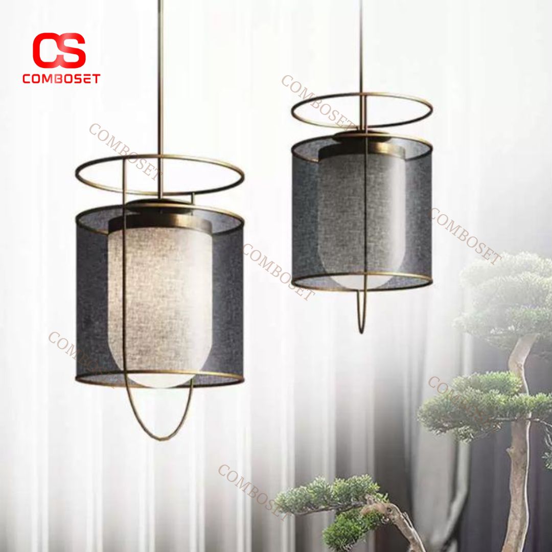 Đèn Thả Thuỷ Tinh Lồng Sắt Retro Phong Cách Công Nghiệp Cá Tính Decor Nhà Hàng, Quán Cafe