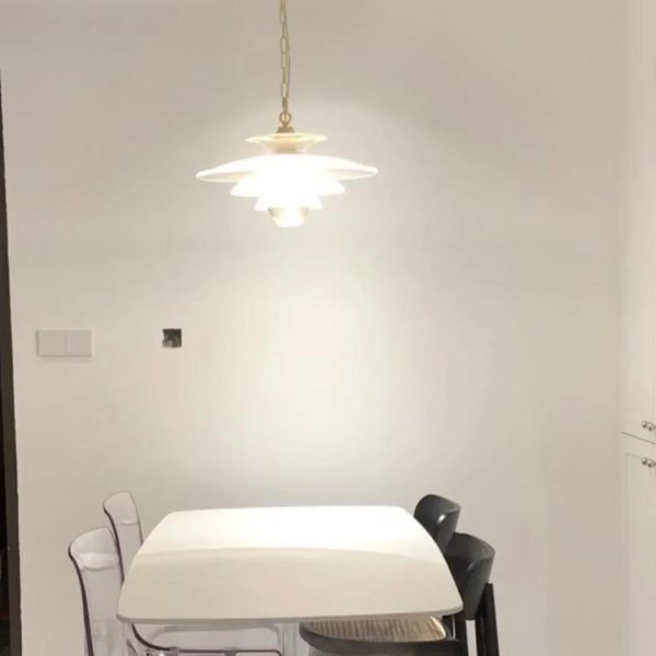 Đèn Thả Thuỷ Tinh Vân Sọc Nhiều Tầng Phong Cách Tối Giản Decor Bàn Ăn, Homestay, Phòng Ngủ Đơn Giản