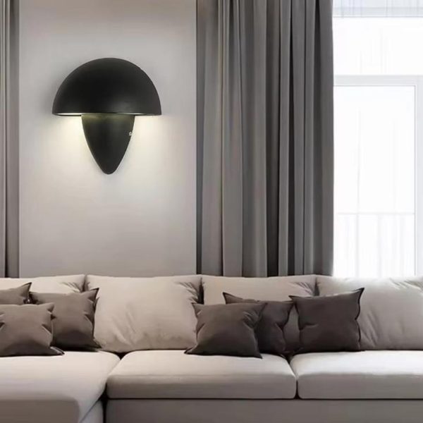 Đèn Tường Nhôm Hình Nấm Tối Giản, Chống Thấm Nước, Chiếu Sáng Ban Công, Lối Đi, Phòng Ngủ