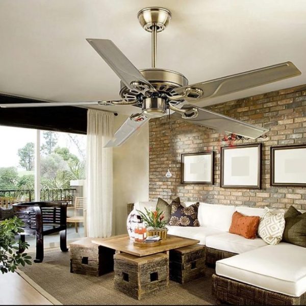Quạt Trần 5 Cánh Kim Loại Cao Cấp Thiết Kế Đẳng Cấp Cho Không Gian Nội Thất