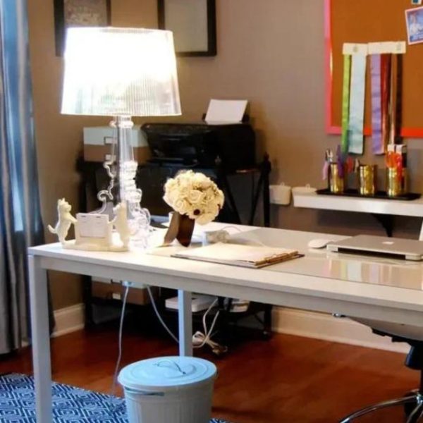 Đèn Bàn Acrylic Trong Suốt Chiếu Sáng Phòng Ngủ, Bàn Làm Việc, Phòng Khách An Toàn Cho Mắt