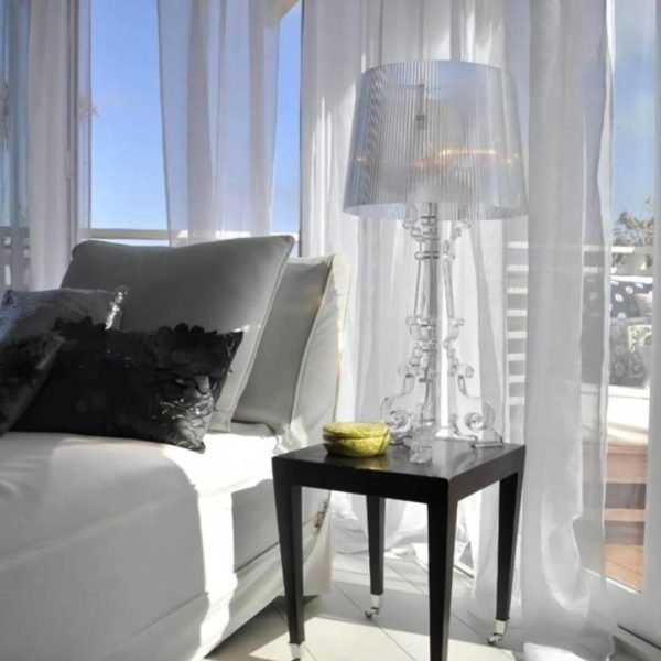 Đèn Bàn Acrylic Trong Suốt Chiếu Sáng Phòng Ngủ, Bàn Làm Việc, Phòng Khách An Toàn Cho Mắt