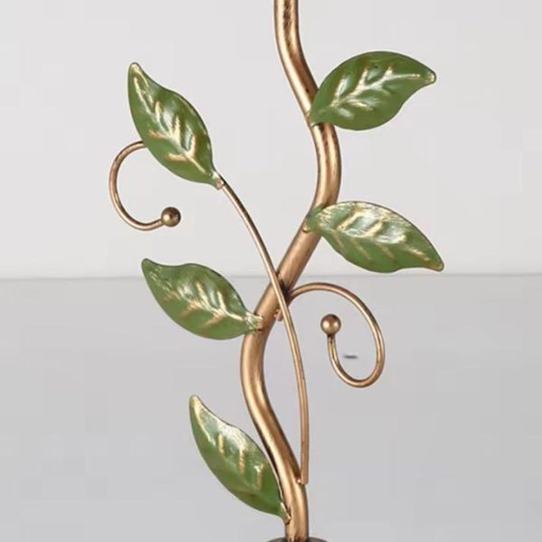 Đèn Bàn Hoa Thuỷ Tinh Nhỏ Xinh Ánh Sàng Vàng Ấm Decor Đầu Giường Ngủ, Bàn Làm Việc