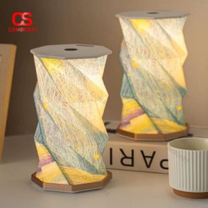 Đèn Bàn LED Đọc Sách Có Thể Gập Gọn, 3 Chế Độ Sáng, Công Tắc Cảm Ứng, Cổng Sạc Type C Đa Dụng