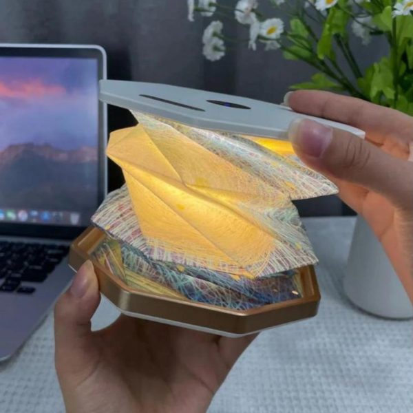 Đèn Bàn LED Đọc Sách Có Thể Gập Gọn, 3 Chế Độ Sáng, Công Tắc Cảm Ứng, Cổng Sạc Type C Đa Dụng