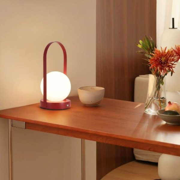 Đèn Bàn Ngủ Màu Đỏ 3 Chế Độ Sáng Decor Phòng Tân Hôn, Quà Cưới, Phong Thuỷ Nội Thất