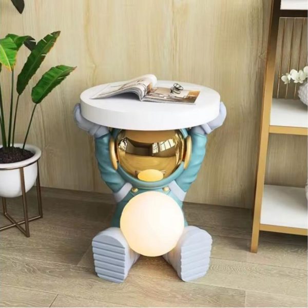 Đèn Bàn Phi Hành Gia Hoạt Hình Decor Phòng Ngủ Cho Bé Yêu, Nhỏ Gọn Xinh Xắn Làm Quà Tặng Sinh Nhật