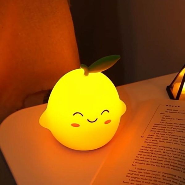 Đèn Bàn Silicon Hình Trái Xoài Dễ Thương, Hoạt Hình Làm Quà Tặng Sinh Nhật Cho Bé, Phòng Ngủ