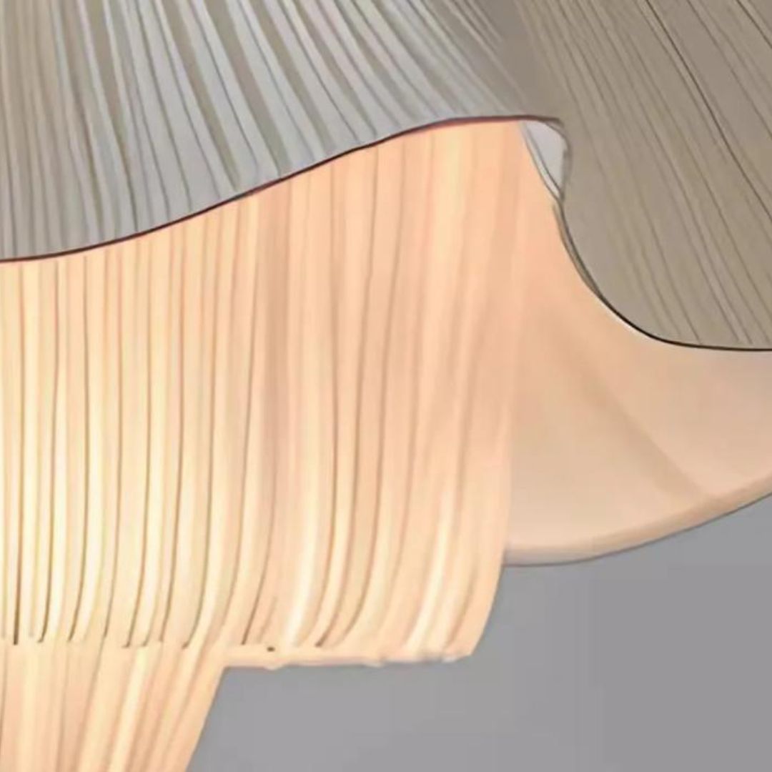 Đèn Chùm Hình Cánh Hoa Kem Lãng Mạn Kiểu Bắc Âu Decor Phòng Ngủ, Khu Vực Bếp Ấm Cúng Vintage