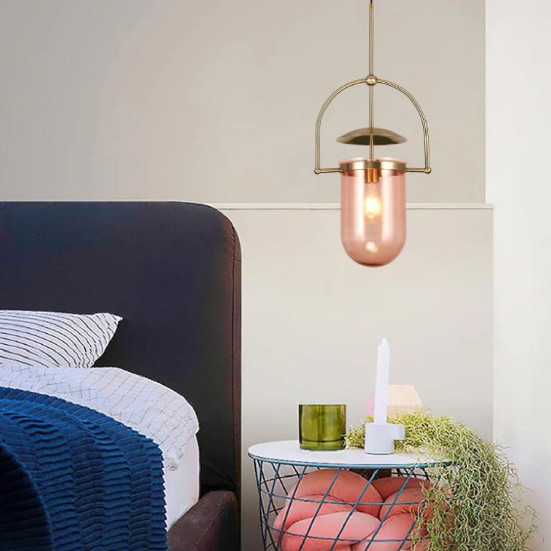 Đèn Thả Kiểu Dáng Lồng Kính Hiện Đại Phong Cách Bắc Âu Decor Cho Quán Cafe, Bàn Ăn