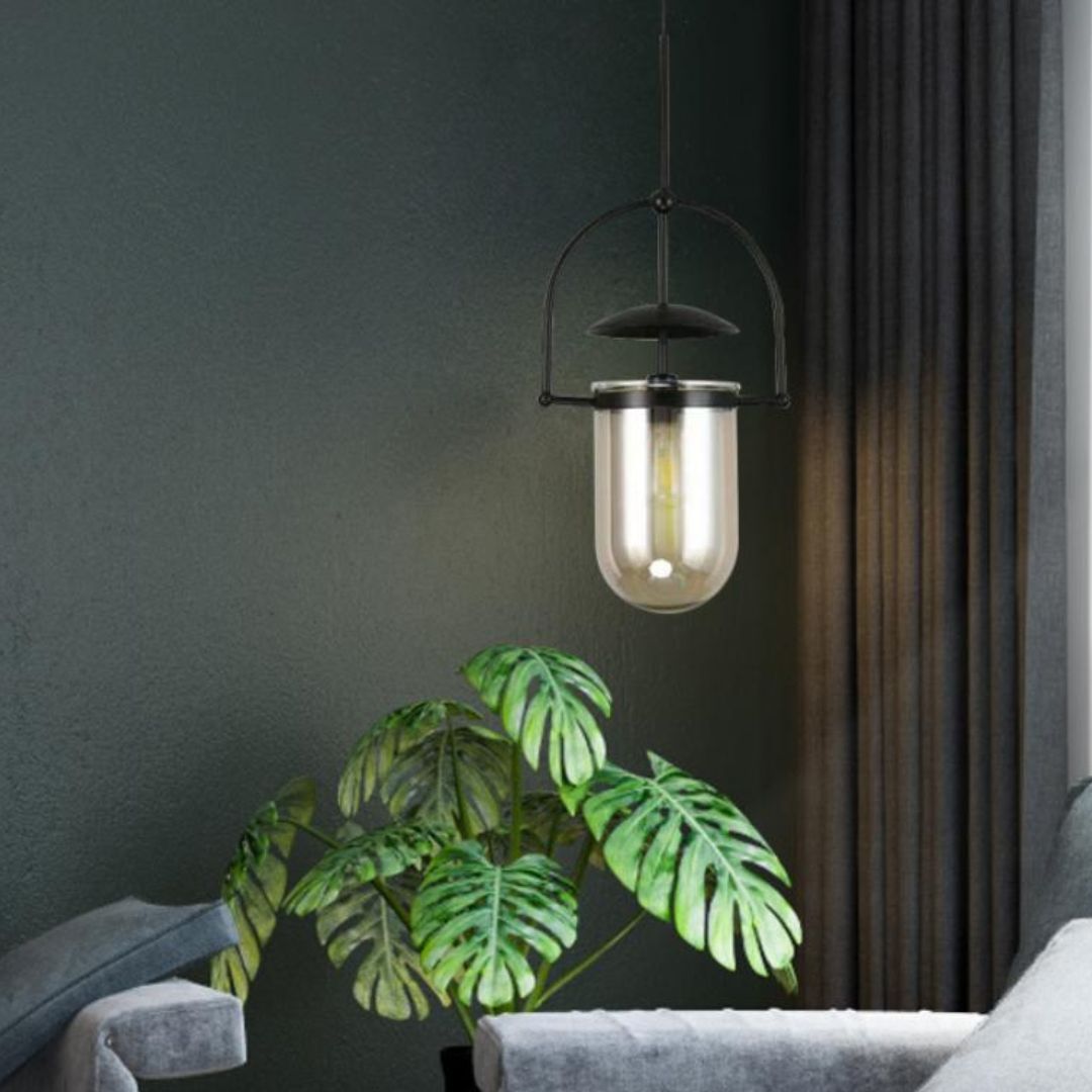 Đèn Thả Kiểu Dáng Lồng Kính Hiện Đại Phong Cách Bắc Âu Decor Cho Quán Cafe, Bàn Ăn