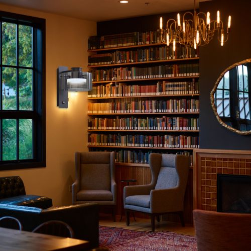 Đèn Tường Kính Xám Khói Tối Giản Chiếu Sáng Đầu Giường Ngủ, Lối Đi Nội Thất Phong Cách Châu Âu, Bắc Âu