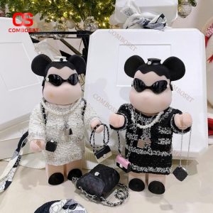Tượng Gấu BearBrick Thời Trang Sang Chảnh, Làm Quà Tặng Sinh Nhật, Decor Kệ Tủ Thời Thượng