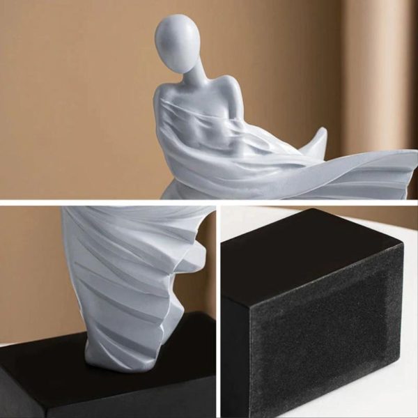 Tượng Vũ Công Thiên Thần Bằng Nhựa Nhiều Màu Decor Bàn Làm Việc, Bàn Học, Thiết Kế Nghệ Thuật