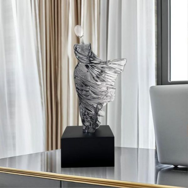 Tượng Vũ Công Thiên Thần Bằng Nhựa Nhiều Màu Decor Bàn Làm Việc, Bàn Học, Thiết Kế Nghệ Thuật