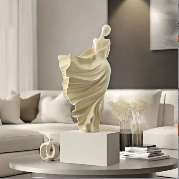 Tượng Vũ Công Thiên Thần Bằng Nhựa Nhiều Màu Decor Bàn Làm Việc, Bàn Học, Thiết Kế Nghệ Thuật