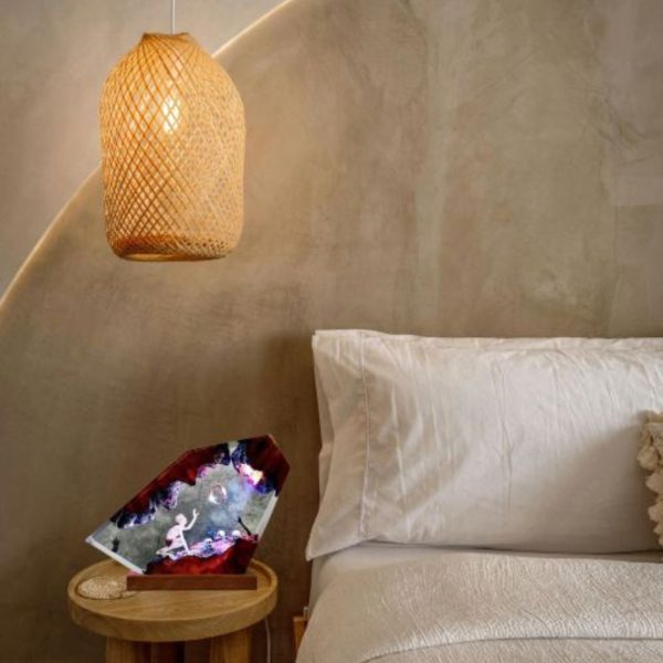 Đèn Bàn Nhựa Trong 3D Nghệ Thuật Decor Phòng Ngủ, Phòng Khách, Văn Phòng Làm Việc