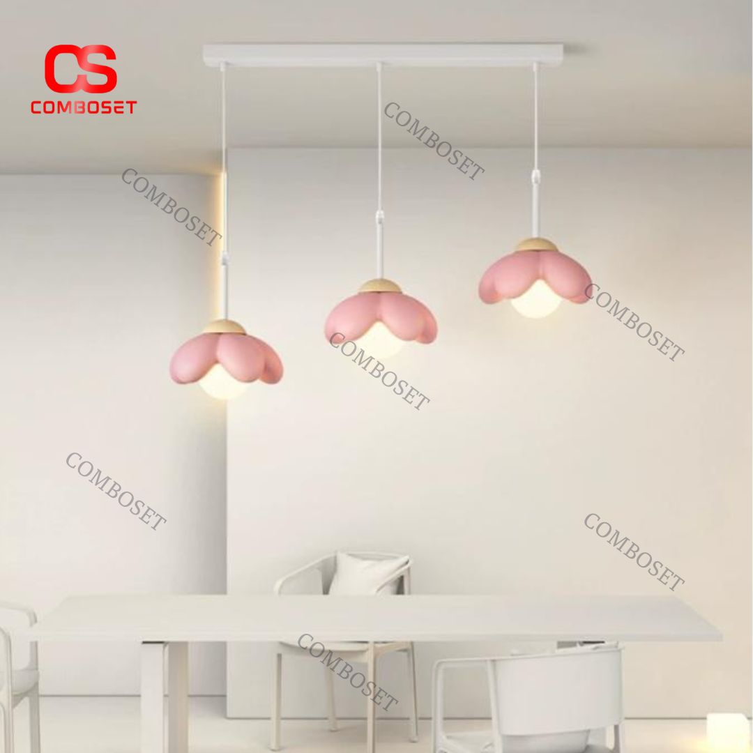 Đèn Chùm Hoa Hàn Quốc Dễ Thương 3 Chế Độ Sáng Decor Bàn Ăn, Phòng Ngủ Cute