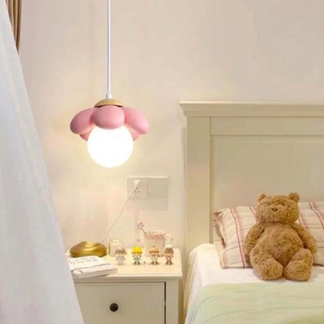 Đèn Chùm Hoa Hàn Quốc Dễ Thương 3 Chế Độ Sáng Decor Bàn Ăn, Phòng Ngủ Cute