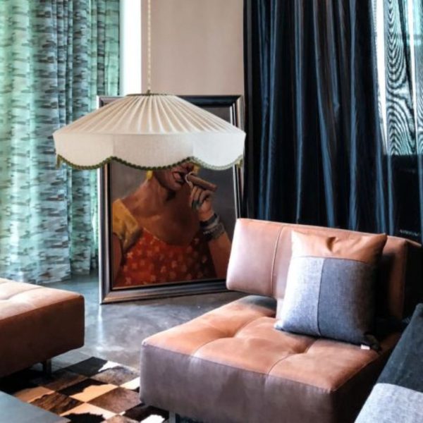 Đèn Chùm Vải Cổ Điển Kiểu Pháp Phong Cách Retro Nhẹ Nhàng, Ấm Cúng Không Gian Vintage