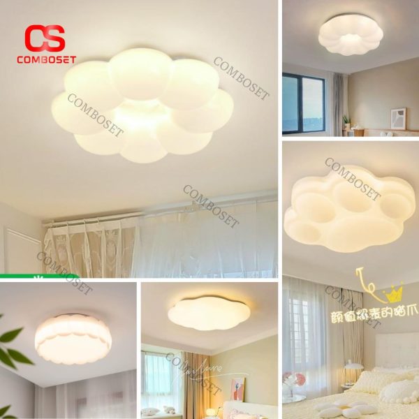 Đèn Ốp Trần Tròn Tối Giản Chất Nhựa PE, Acrylic 3 Chế Độ Sáng Dịu Dàng Decor Cho Mọi Phòng