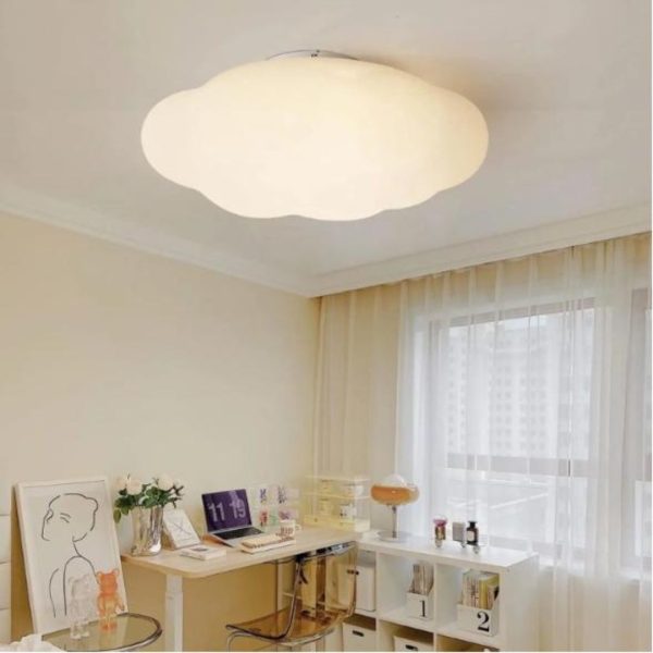 Đèn Ốp Trần Tròn Tối Giản Chất Nhựa PE, Acrylic 3 Chế Độ Sáng Dịu Dàng Decor Cho Mọi Phòng