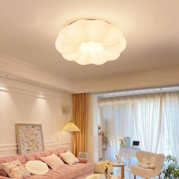 Đèn Ốp Trần Tròn Tối Giản Chất Nhựa PE, Acrylic 3 Chế Độ Sáng Dịu Dàng Decor Cho Mọi Phòng