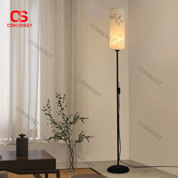 Đèn Sàn Họa Tiết Trúc Á Đông Phong Cách Đông Dương Nhật Bản Zen Style Nhẹ Nhàng