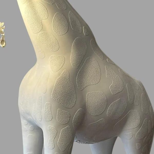 Đèn Sàn Pha Lê Tượng Hươu Cao Cổ Phong Cách Luxury 3 Chế Độ Sáng Trang Trí Khách Sạn, Biệt Thự