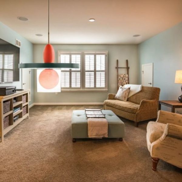 Đèn Thả Chao Trụ Thủy Tinh Phối Hợp Gốm Cam Và Gỗ Sơn Mài Màu Xanh Decor Phòng Ngủ