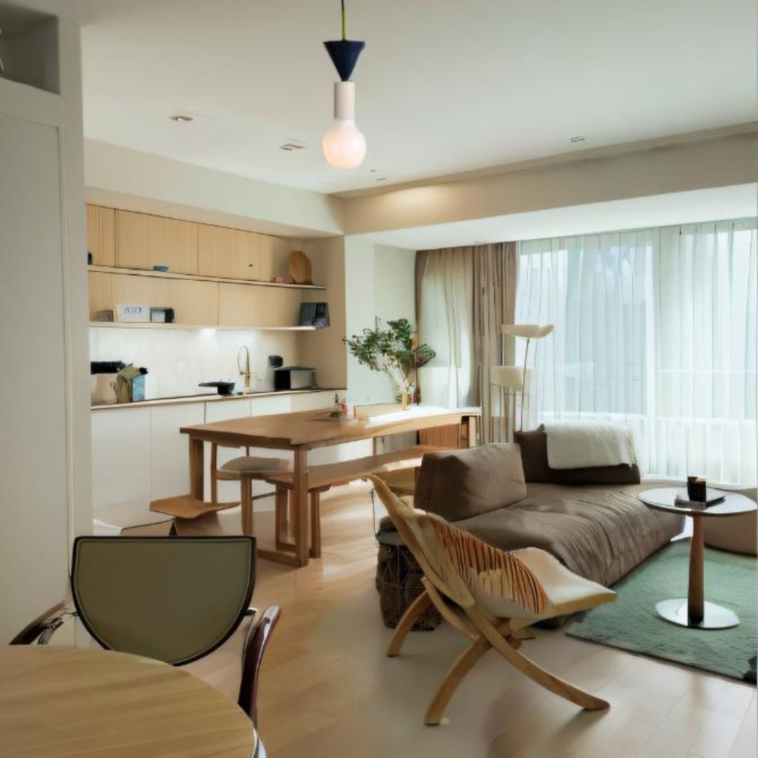 Đèn Thả Trần Gỗ Hình Khối Nhiều Màu Sáng Tạo Phá Cách Cho Quán Cafe, Studio, Căn Hộ Trẻ