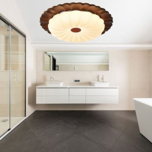 Đèn Trần Gỗ Hoa Cúc Cổ Điển Phong Cách Trung Quốc, Nhiều Cấp Độ Sáng Cho Phòng Khách, Nhà Hàng, Khách Sạn