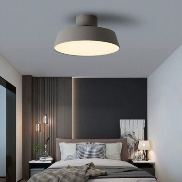 Đèn Trần Tròn Xoay 360 Độ, 3 Chế Độ Sáng Decor Phòng Khách, Phòng Ngủ, Lối Đi Hành Lang Khách Sạn