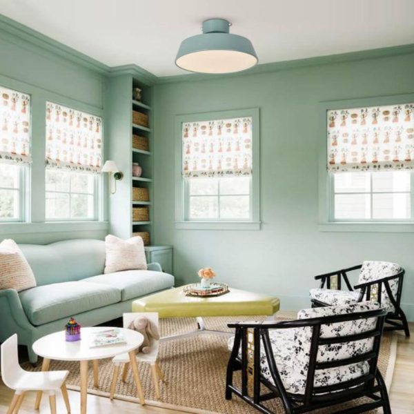 Đèn Trần Tròn Xoay 360 Độ, 3 Chế Độ Sáng Decor Phòng Khách, Phòng Ngủ, Lối Đi Hành Lang Khách Sạn