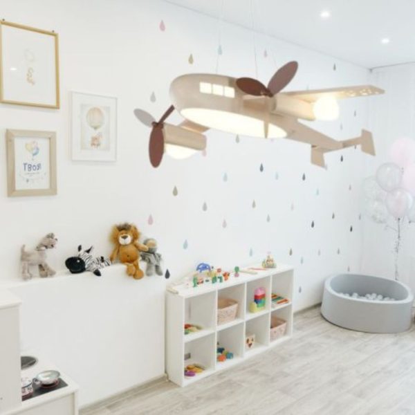 Đèn Treo Trần Hình Máy Bay Bảo Vệ Mắt, Trang Trí Phòng Bé Quà Tặng Ý Nghĩa Sáng Tạo
