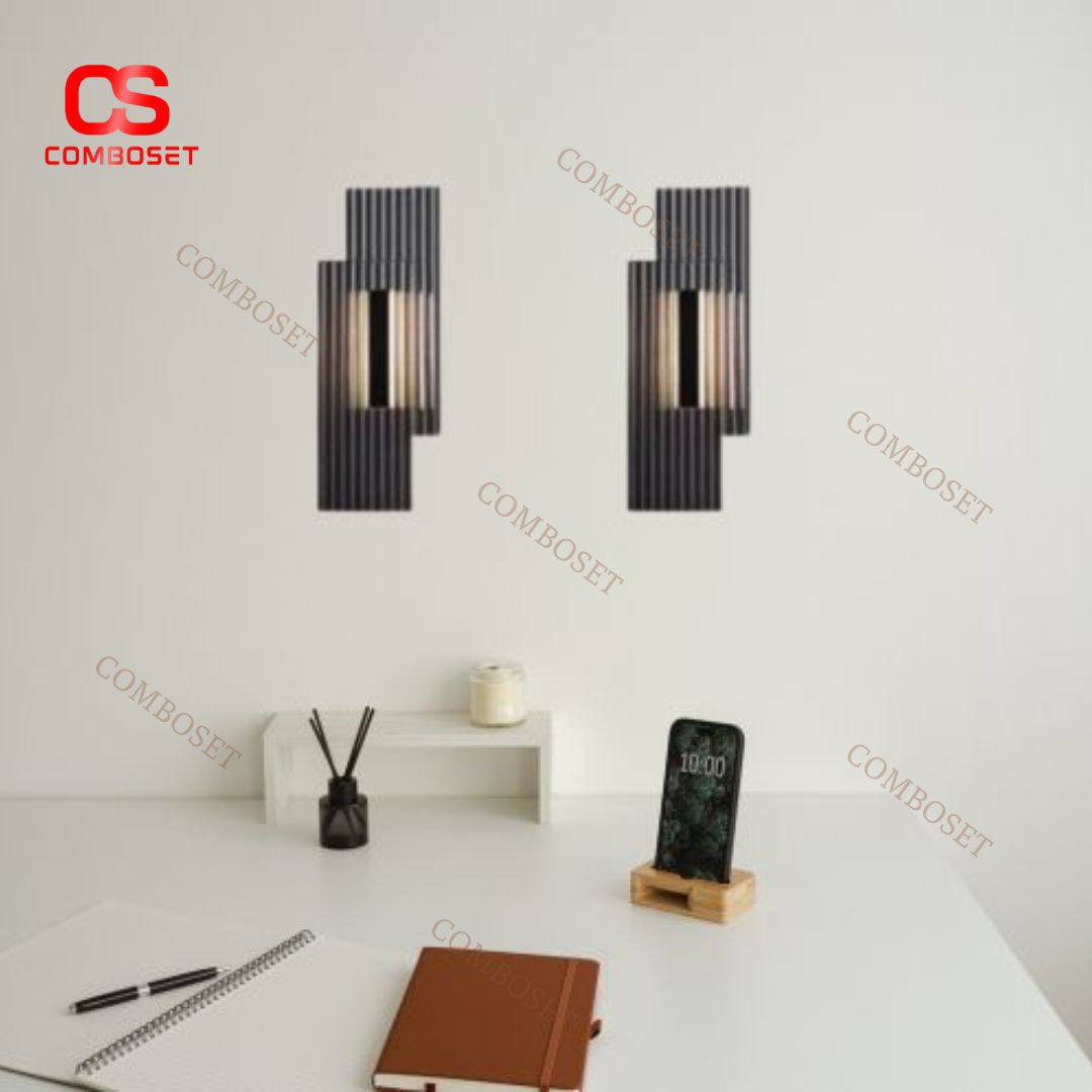 Đèn Tường Acrylic Sọc Dọc Nghệ Thuật Tối Giản Thời Thượng Cho Nhà Phố, Căn Hộ, Phòng Tắm