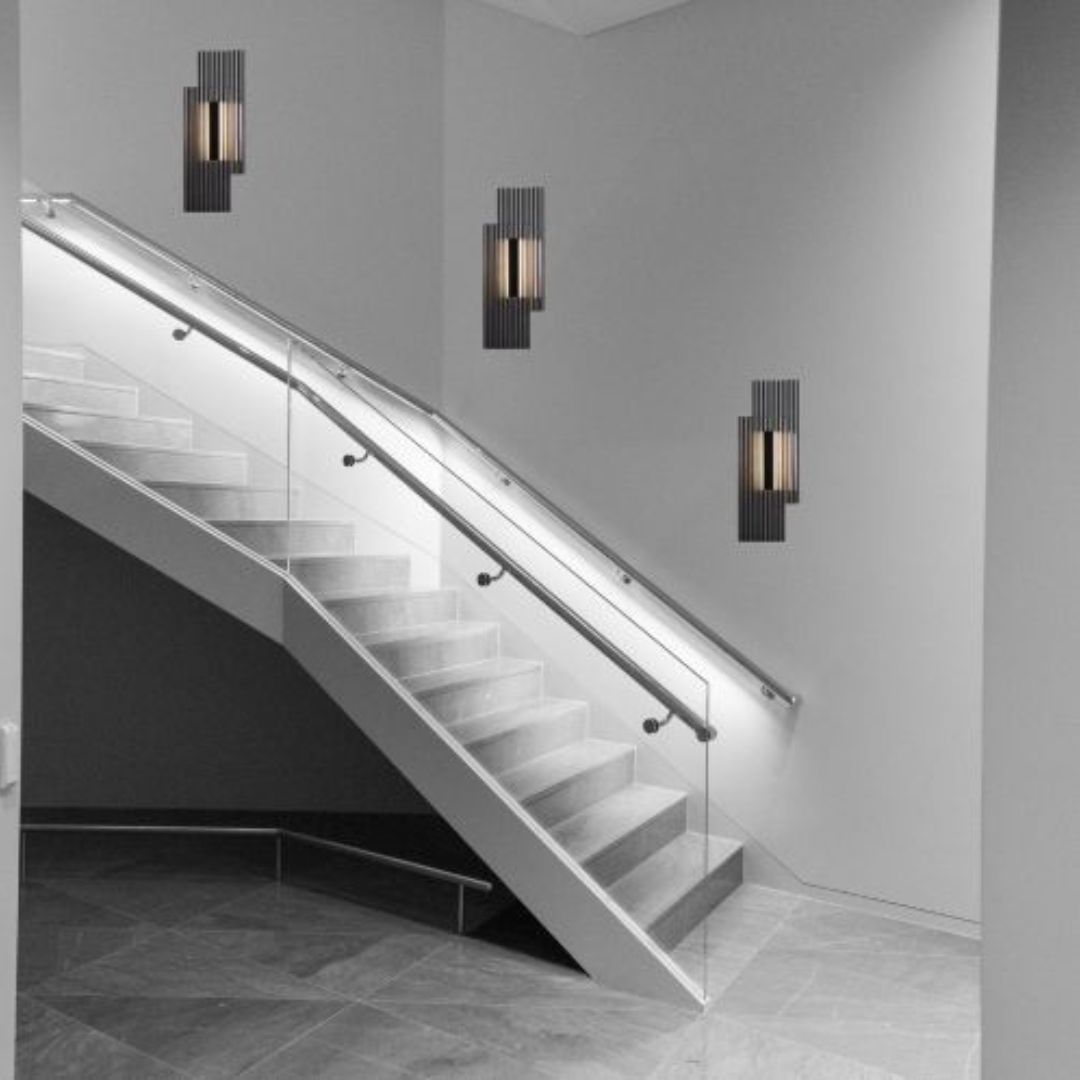 Đèn Tường Acrylic Sọc Dọc Nghệ Thuật Tối Giản Thời Thượng Cho Nhà Phố, Căn Hộ, Phòng Tắm