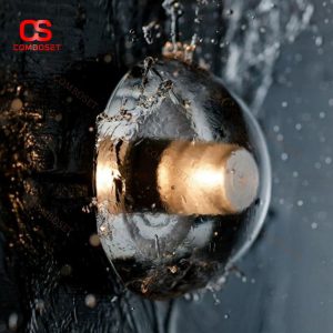Đèn Tường Bán Nguyệt Thuỷ Tinh Trong Suốt, Chống Thấm Nước, Thiết Kế Tối Giản Cho Hành Lang & Cầu Thang