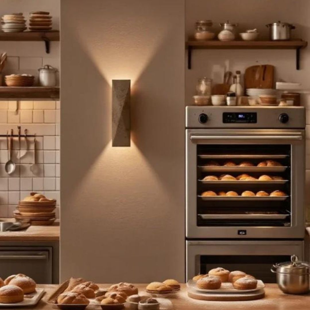 Đèn Tường Travertine Cao Cấp Thiết Kế Hình Học Tối Giản Nghệ Thuật Và Cá Tính