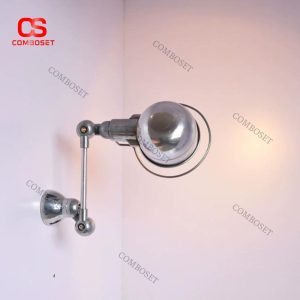 Đèn Tường Gắn Trục Xoay Phong Cách Công Nghiệp Kim Loại Bóng Retro Trang Trí Quán Cafe Vintage